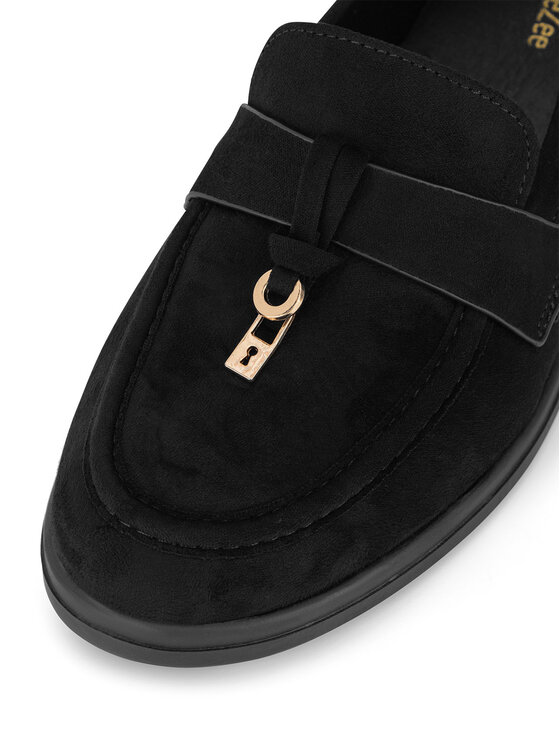 DeeZee DeeZee Mokasyny DS1590-1 Czarny