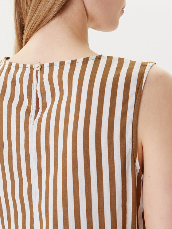 United Colors Of Benetton United Colors Of Benetton Poletna obleka 48I5DV0BK Bež Regular Fit