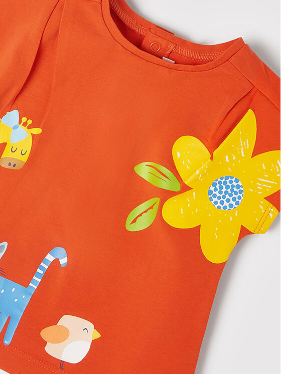 Mayoral Mayoral Σετ 2 T-Shirts 1031 Έγχρωμο Regular Fit