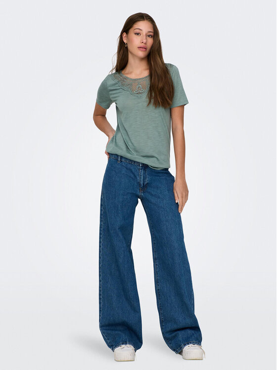 JDY JDY T-krekls Dodo 15296235 Zaļš Regular Fit