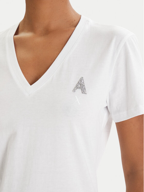 Armani Exchange Armani Exchange T-Shirt XW002330 AF10356 U0002 Biały Regular Fit