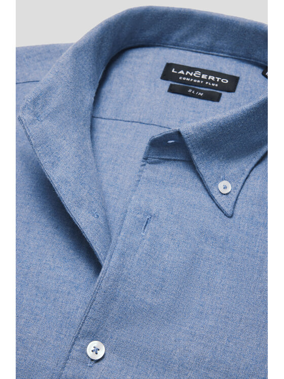 Lancerto Lancerto Koszula Synne KO073224000013 Niebieski Slim Fit