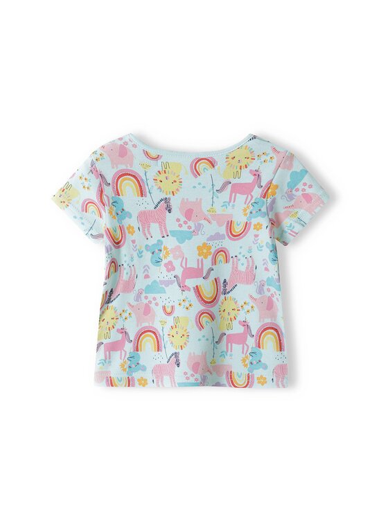 MINOTI MINOTI Komplet 2 t-shirtów imagine 1 Turkusowy Regular Fit