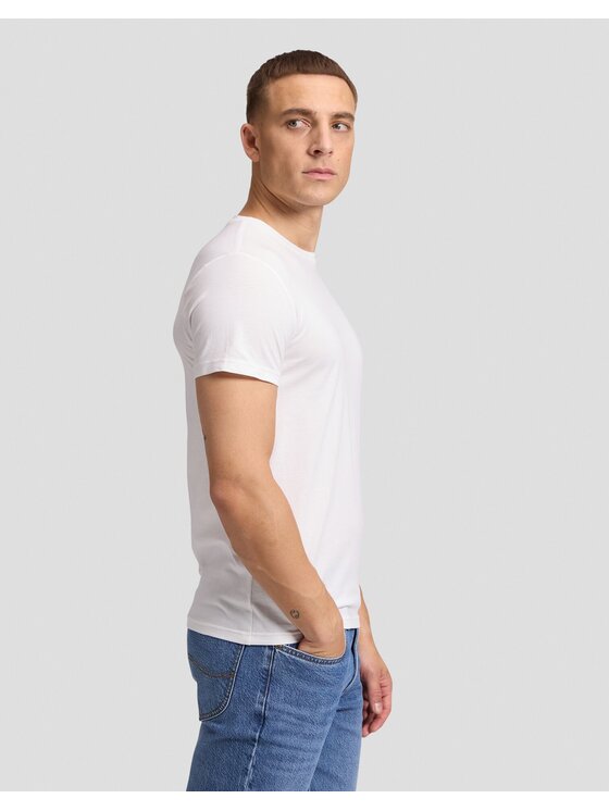 Lee Lee T-Shirt MULTI PACK CREW Niebieski Regular Fit