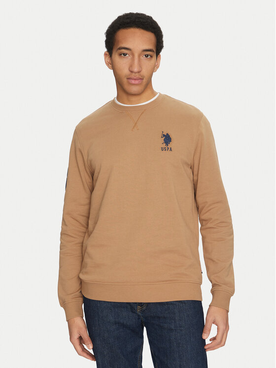 U.S. Polo Assn. U.S. Polo Assn. Pulóver MUP2256 Bézs Regular Fit