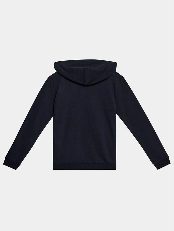 Tommy Hilfiger Tommy Hilfiger Majica dugih rukava Hilfiger Script Hoodie KB0KB08718 Plava Regular Fit