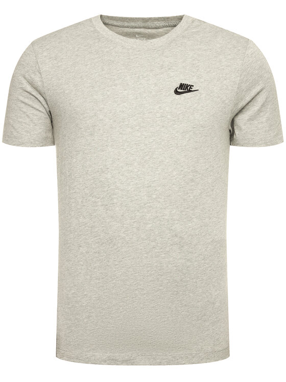 Nike Nike T-Shirt Sportswear Club AR4997 Szary Standard Fit