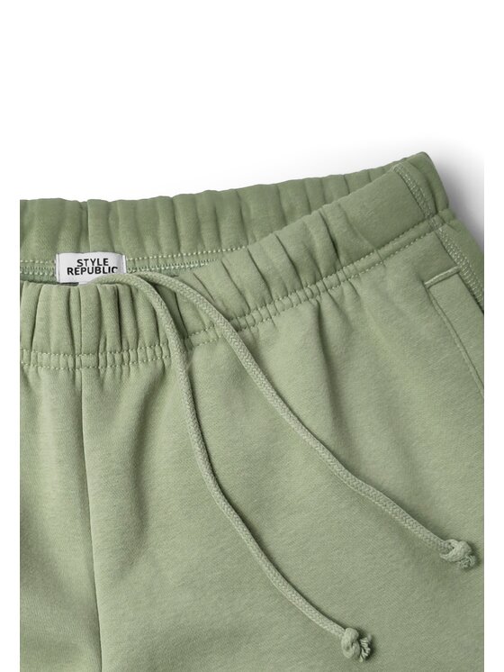 Style Republic Style Republic Spodnie dresowe Jogginghose Zielony Comfort Fit