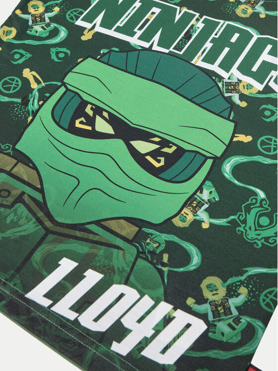 LEGO LEGO T-Shirt Ninjago 12011405 Zielony Regular Fit