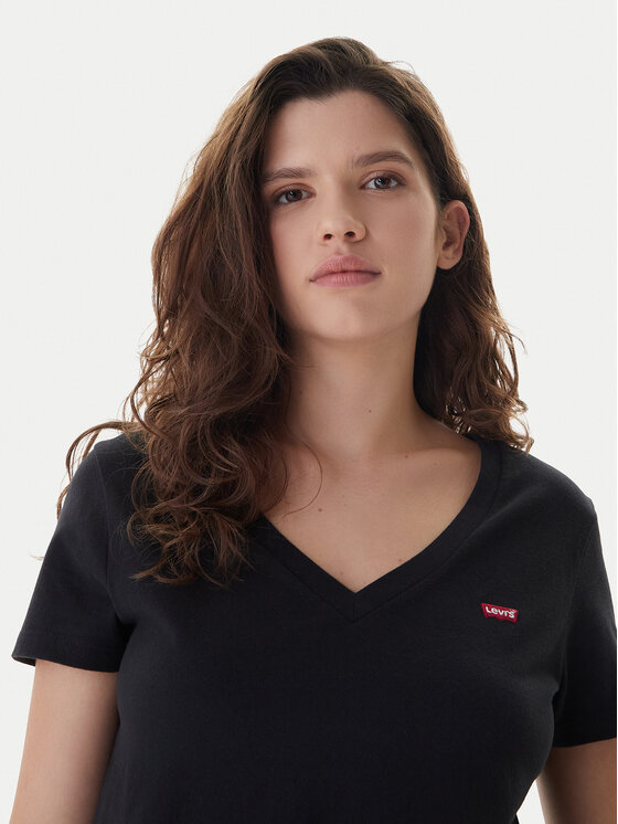 Levi's® Levi's® Tričko Perfect Tee 85341-0003 Čierna Regular Fit