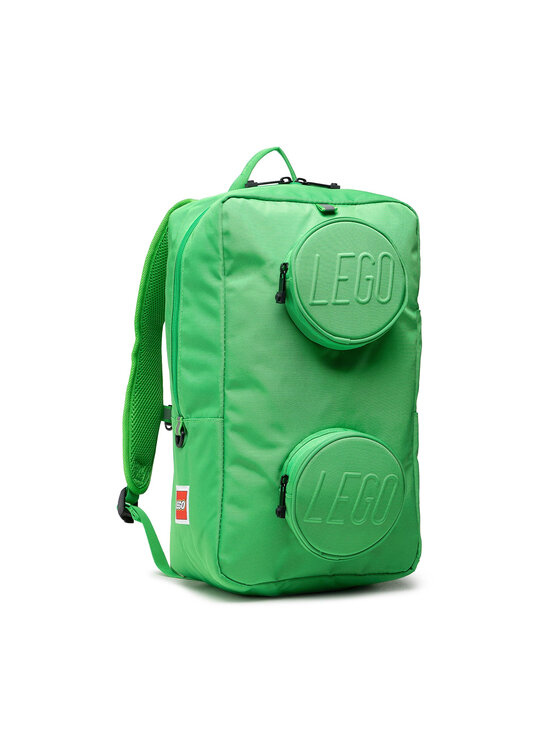LEGO LEGO Hátizsák Brick 1x2 Backpack 20204-0037 Zöld