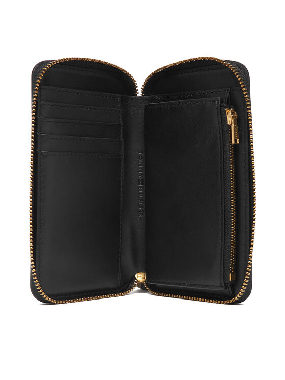 Tommy Hilfiger Tommy Hilfiger Πορτοφόλι Th Leather Med Za Wallet AW0AW18939 Μαύρο