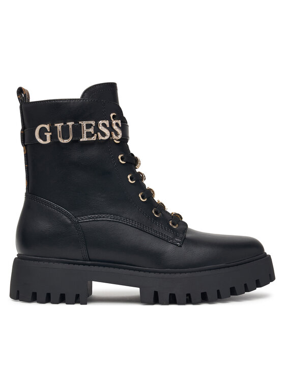 Guess Guess Schnürstiefeletten FLFFIC ELE10 Schwarz