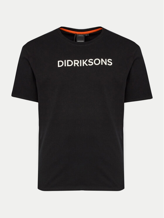 Didriksons Didriksons Футболка Harald 505551 Чорний Regular Fit