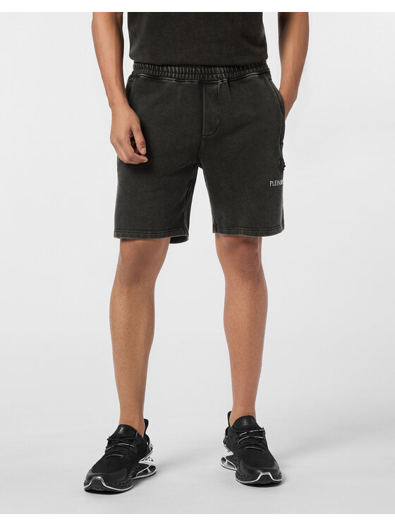 Plein Sport Plein Sport Pantaloncini 28075 Nero Jogger Fit