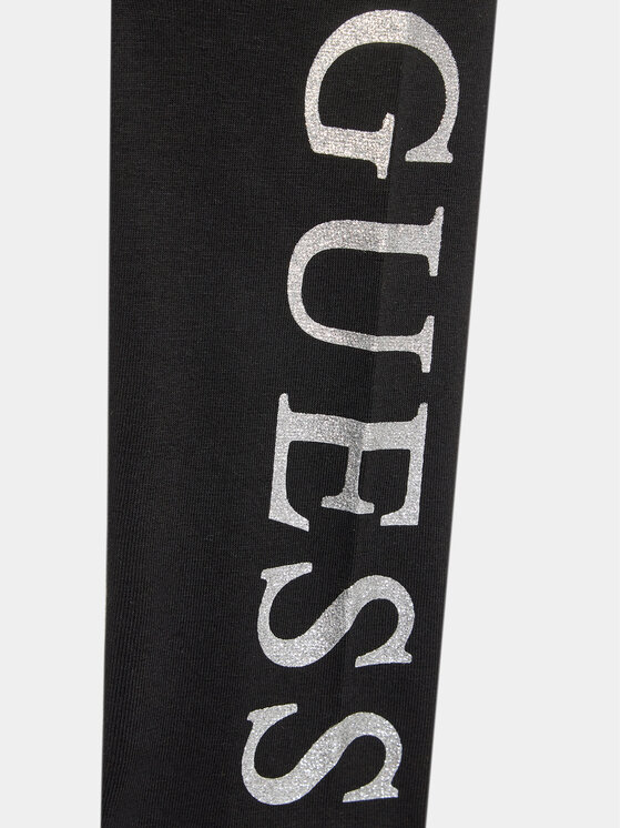 Guess Guess Colanți K3YB01 K82K0 Negru Slim Fit