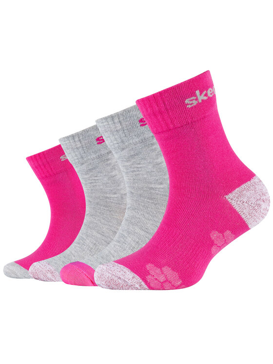 Skechers Skechers Calzini corti Skechers 4PPK Wm Mesh Ventilation Glow Socks Rosa