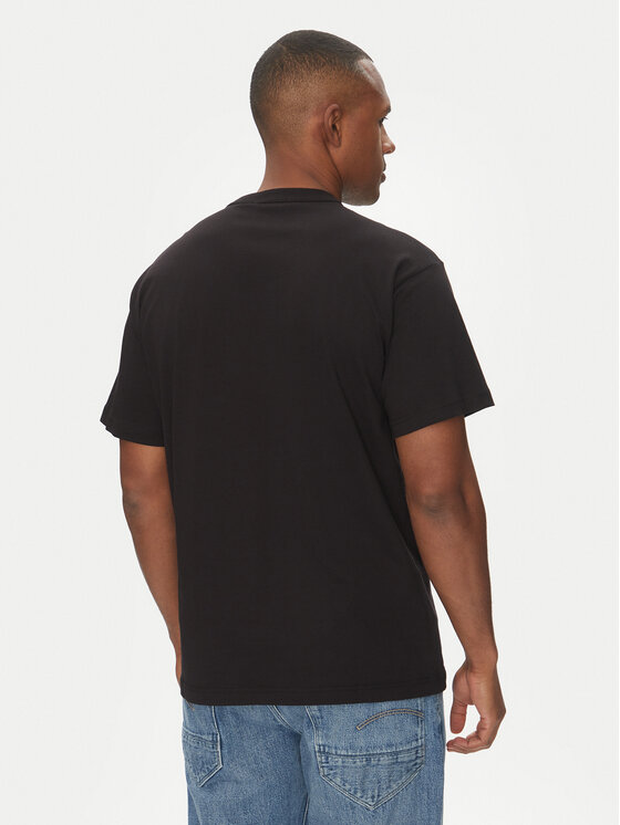 Versace Jeans Couture Versace Jeans Couture T-krekls 78GAHT06 Melns Regular Fit