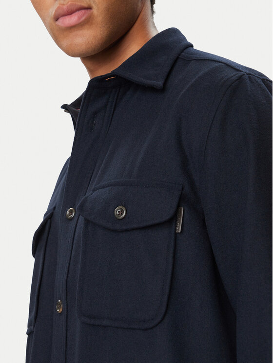 Tommy Hilfiger Tommy Hilfiger Риза-яке Classic MW0MW44603 Тъмносин Regular Fit