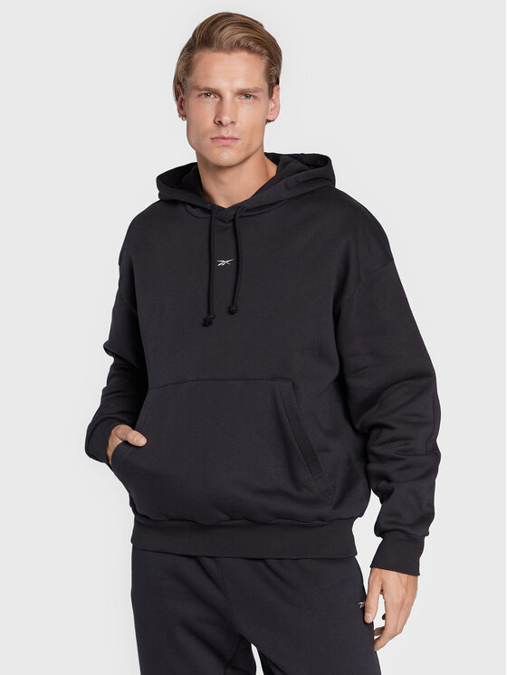 Reebok Reebok Світшот Wardrobe Essentials HM3120 Чорний Loose Fit