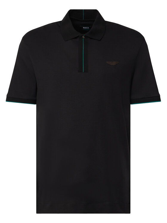 BOSS BOSS Pólóing C-Parlay 80 50575003 Fekete Regular Fit
