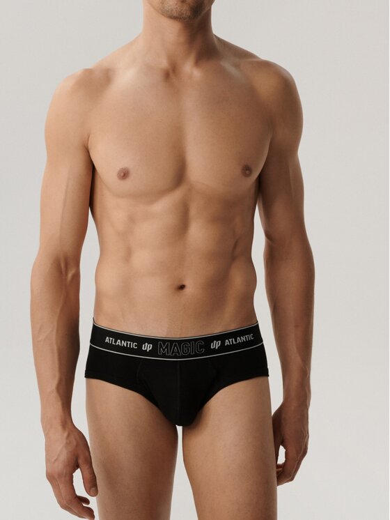 Atlantic Atlantic Slipy magic pocket push-up Czarny