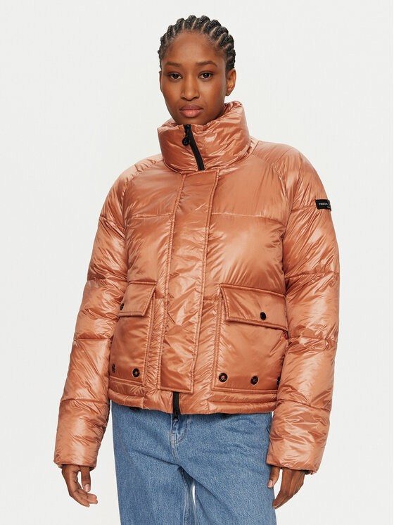 Frieda & Freddies Prechodná bunda 3703 Hnedá Regular Fit