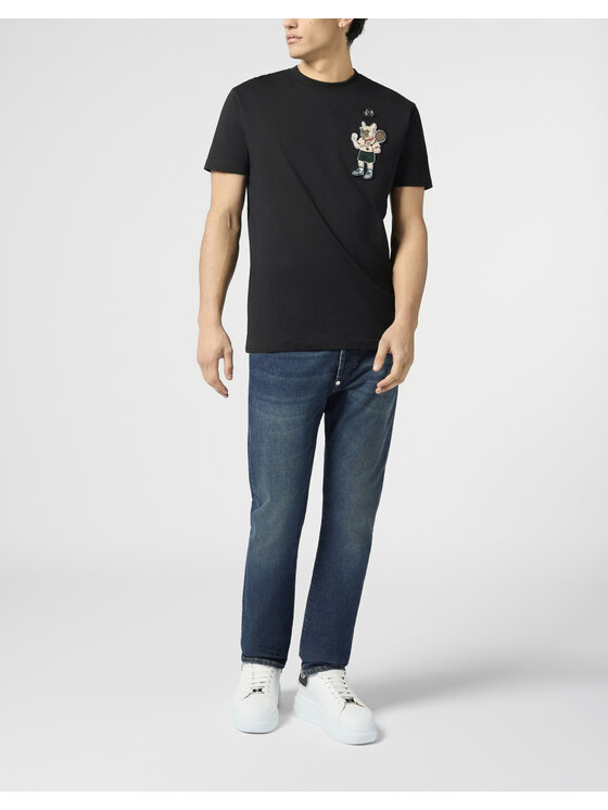 PHILIPP PLEIN PHILIPP PLEIN T-Shirt 30554 Czarny Regular Fit