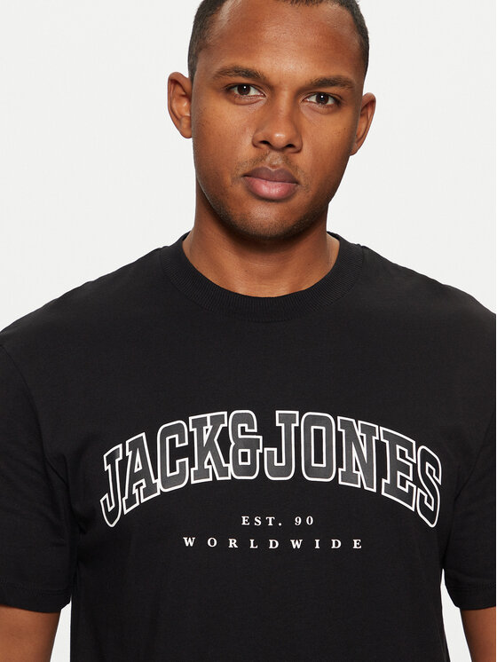 Jack&Jones Jack&Jones Marškinėliai 12257579 Juoda Relaxed Fit