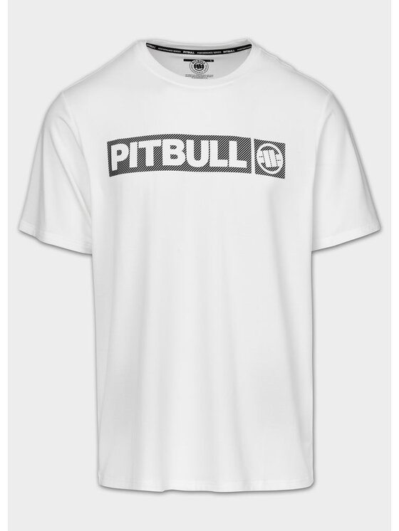 PITBULL PITBULL Koszulka techniczna Casual Sport HILLTOP II Biały Regular Fit