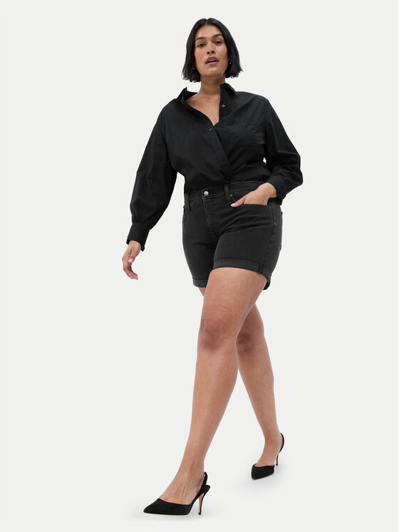Gap Gap Teksapüksid 570596-03 Must Regular Fit