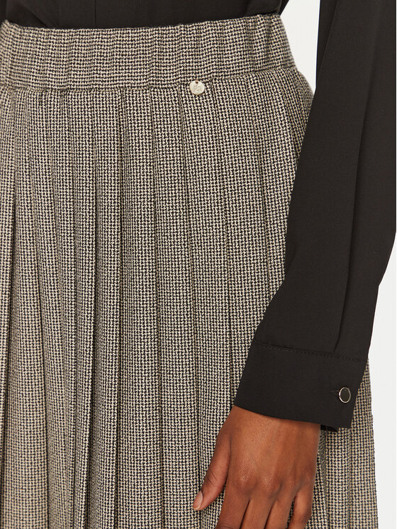 Rinascimento Rinascimento Plisēti svārki CFC0121855003 Pelēks Regular Fit
