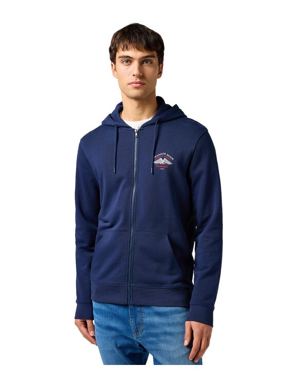 Wrangler Wrangler Bluza 112362887 Granatowy Regular Fit