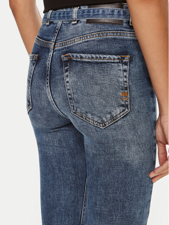 PINKO Pinko Jeans Flora 100166 A22I Dunkelblau Flare Fit