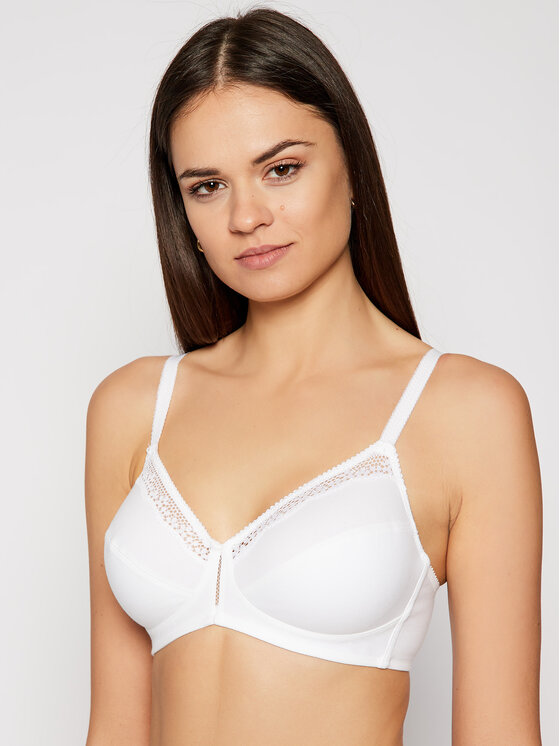 Triumph Krūšturis bez stīpiņām Cotton Beauty 10094814 Balts