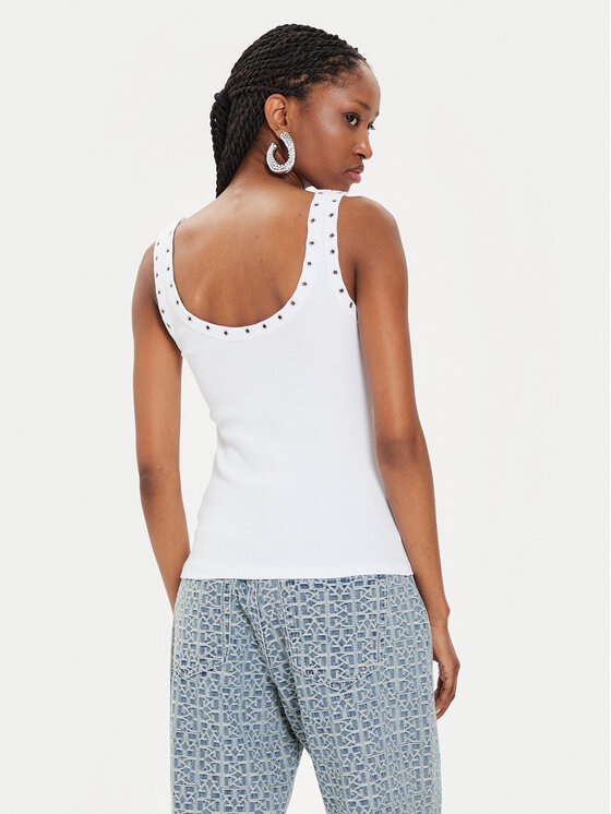 Gestuz Gestuz Marškinėliai Drew 10908922 Balta Slim Fit
