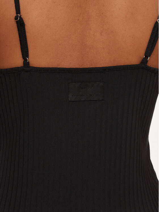 Guess Guess Top O4GP10 KBXB2 Schwarz Slim Fit