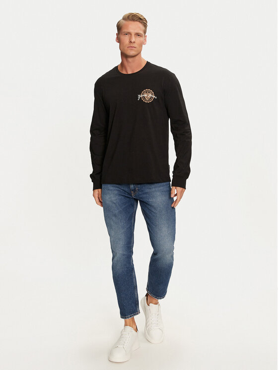 Guess Jeans Guess Jeans Pikkade varrukatega T-särk M4BI84 K8FQ4 Must Regular Fit