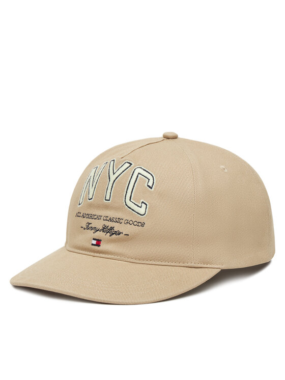 Șapcă Tommy Hilfiger Flag Seasonal 5 Panel AM0AM13562 Bej