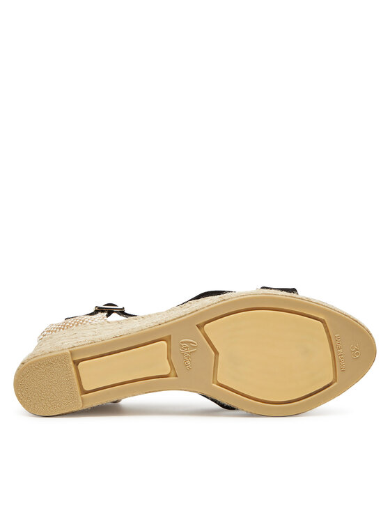 Castañer Castañer Espadrile Bruna/6/001 025533 Negru
