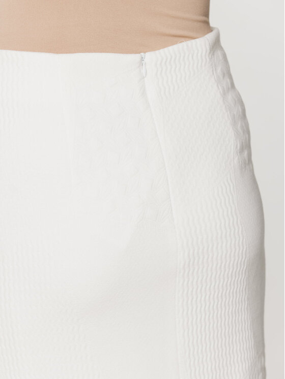 Willsoor Willsoor Spódnica 67925 Biały Regular Fit