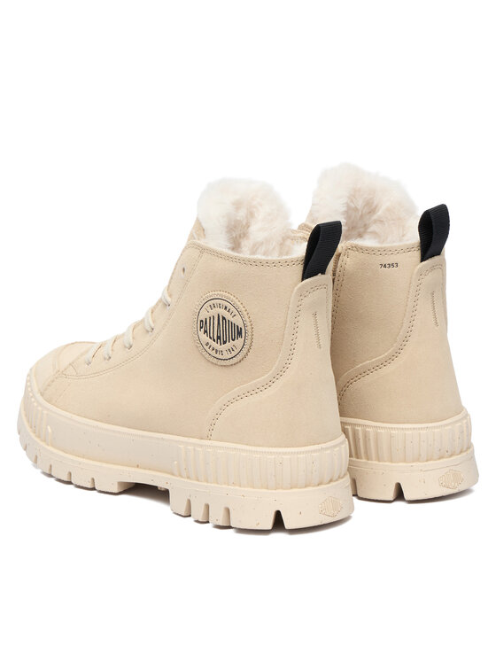 Palladium Palladium Schnürstiefeletten Pallashock Zip Warm 74353-210-M Beige