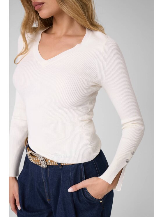 Guess Guess Svetr 183995 Bílá Classic Fit