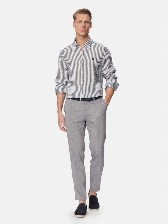 BOSS BOSS Pantaloni din material H-Kane1-RDS 50557859 Albastru Modern Fit