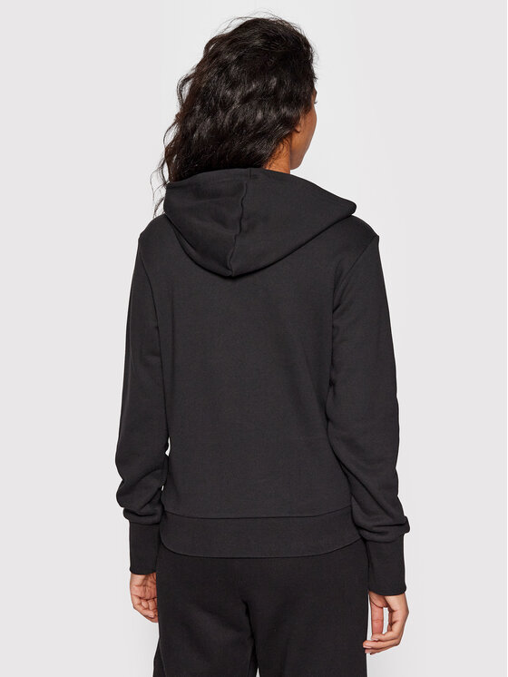 adidas adidas Majica dugih rukava Hoodie HE6920 Crna Regular Fit