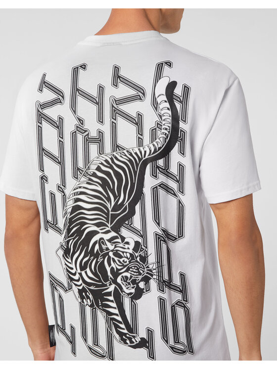 Plein Sport Plein Sport T-Shirt 2271 Biały Regular Fit