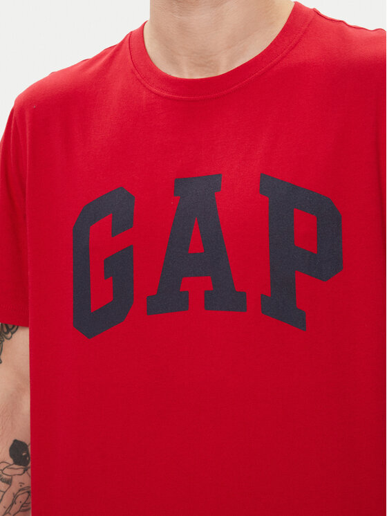 Gap Gap T-Shirt 856659-05 Czerwony Regular Fit