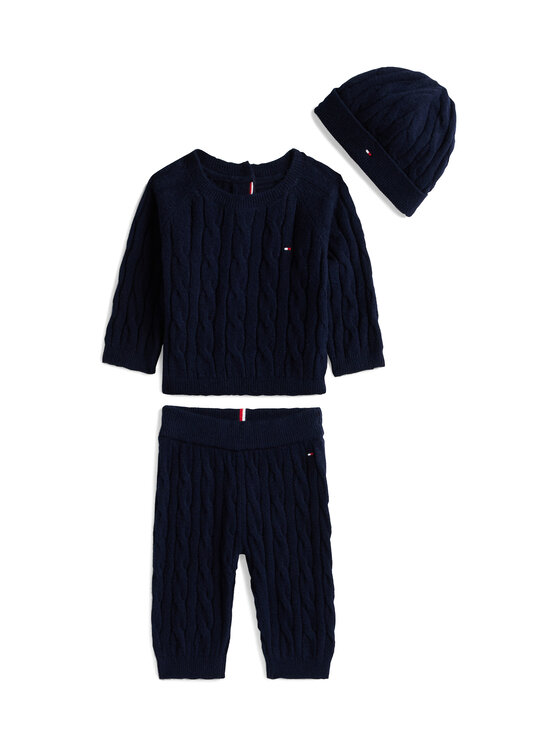 Tommy Hilfiger Tommy Hilfiger Детски комплект KN0KN02080 Тъмносин Regular Fit