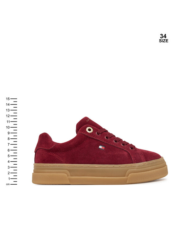 Tommy Hilfiger Tommy Hilfiger Sneakersy Jade T3A9-35098-1429 M Bordowy