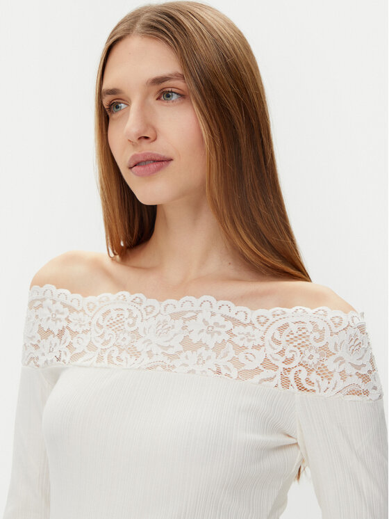 Morgan Morgan Bluse 251-THEODOR Écru Slim Fit
